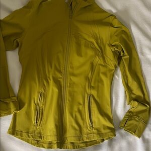 LULU LEMON DEFINE JACKET 14 Yellow Pear